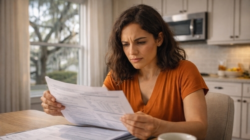 Florida homeowner reviewing UPCIC insurance non-renewal notice